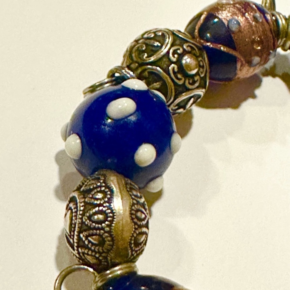 Danforth Pewter & Glass Bracelet View 3